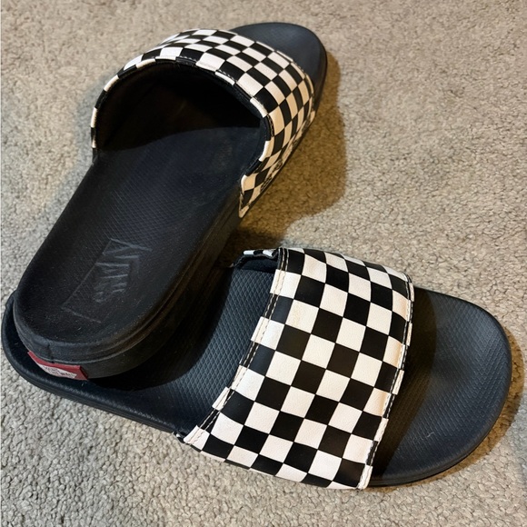 Vans Black and White Checkered Sandals - Picture 4 of 4